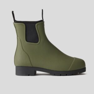 Quince Green Ankle Rain Boots, size 7